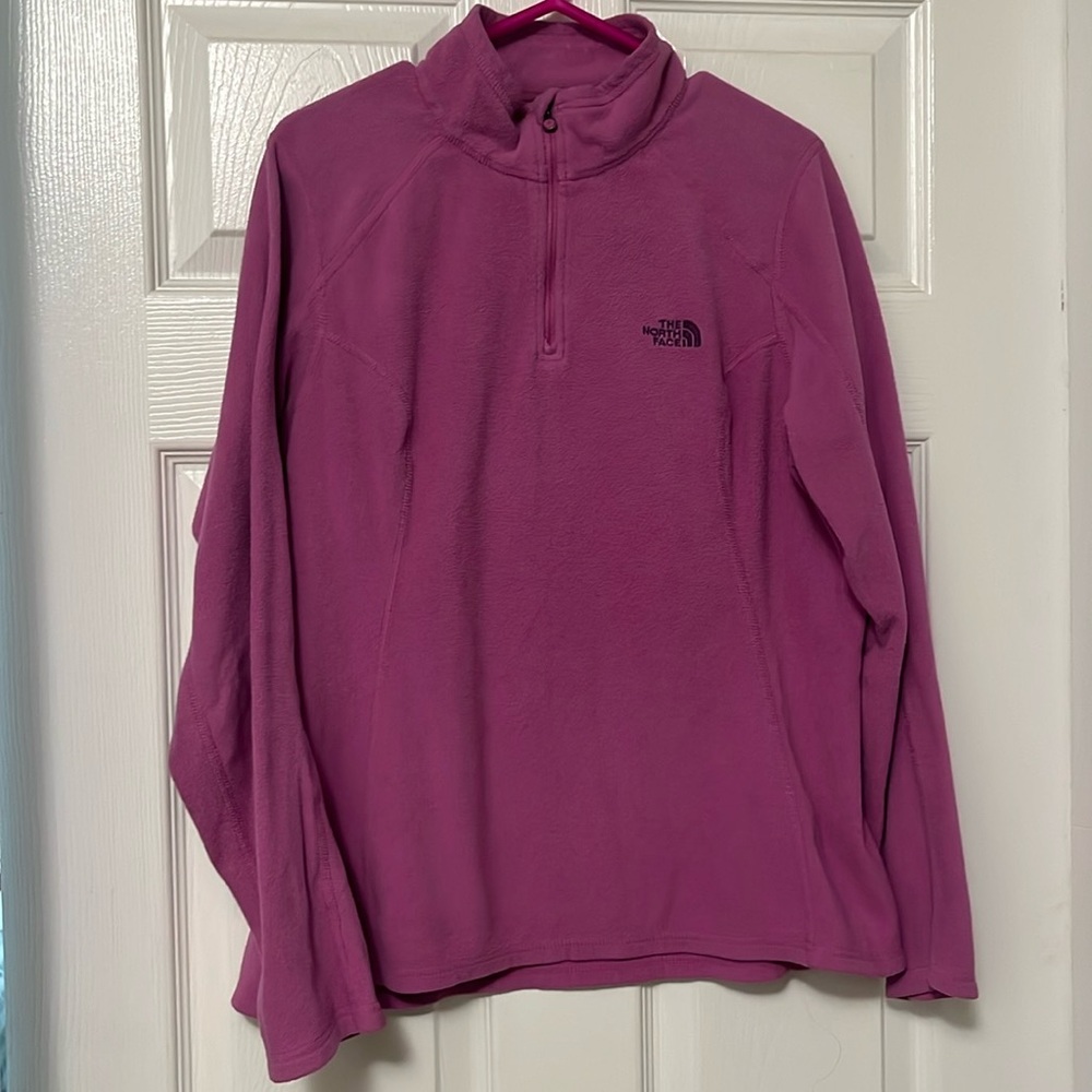 The North Face women’s half zip fleece.